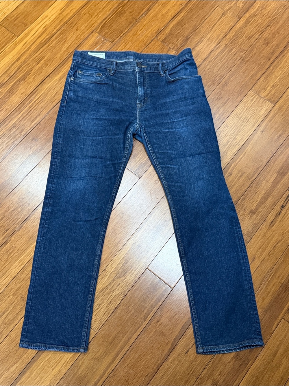 Banana Republic Men's Dark Blue Straight Jeans 32W 30L